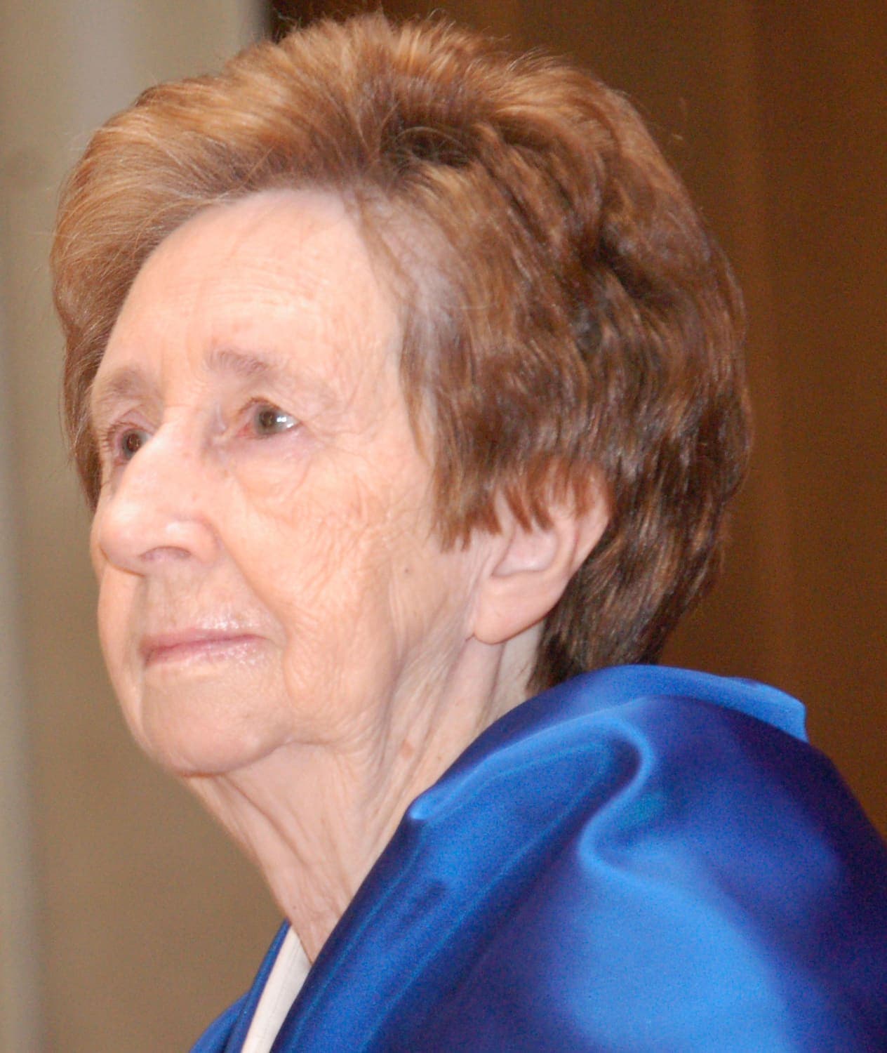 Margarita Salas en un acto de la UNED