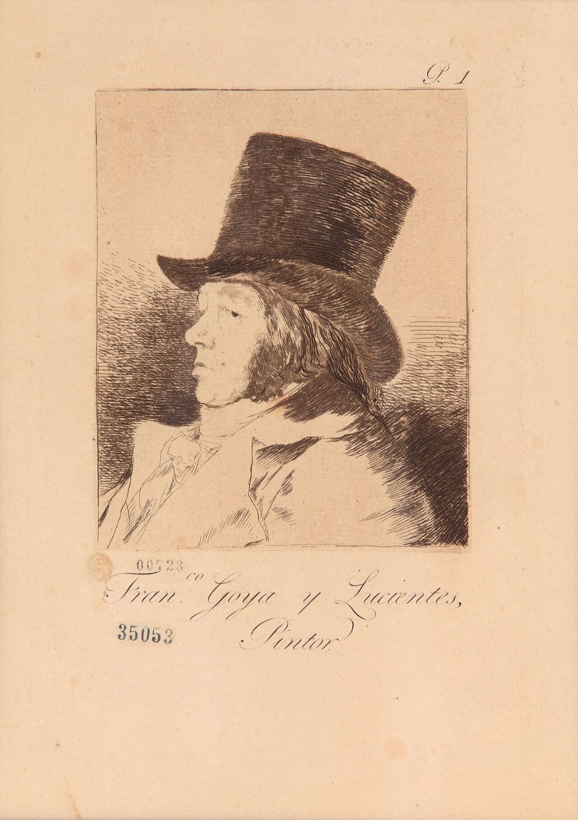 Autorretrato de Francisco de Goya