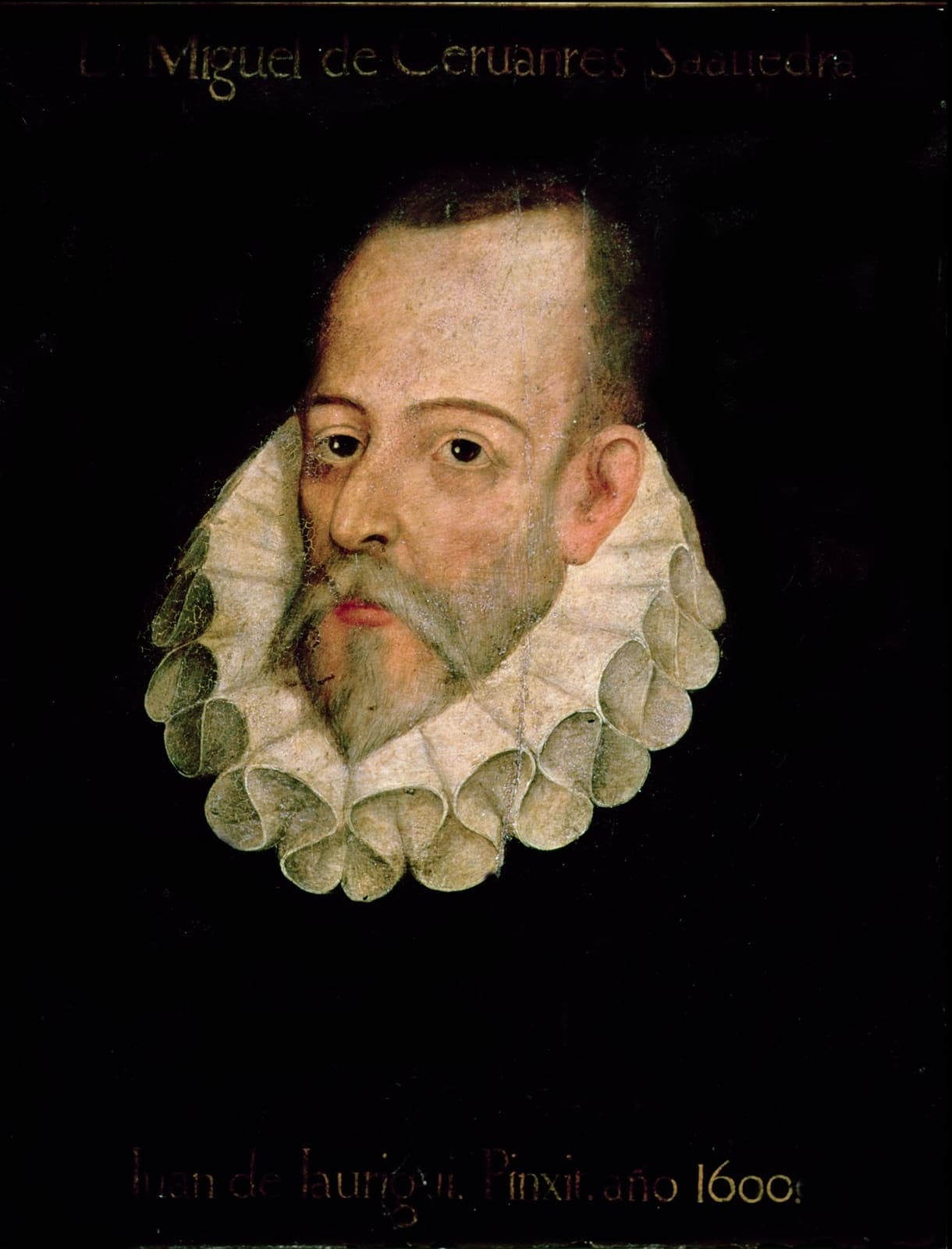 Retrato de Miguel de Cervantes atribuido a Juan de Jáuregui