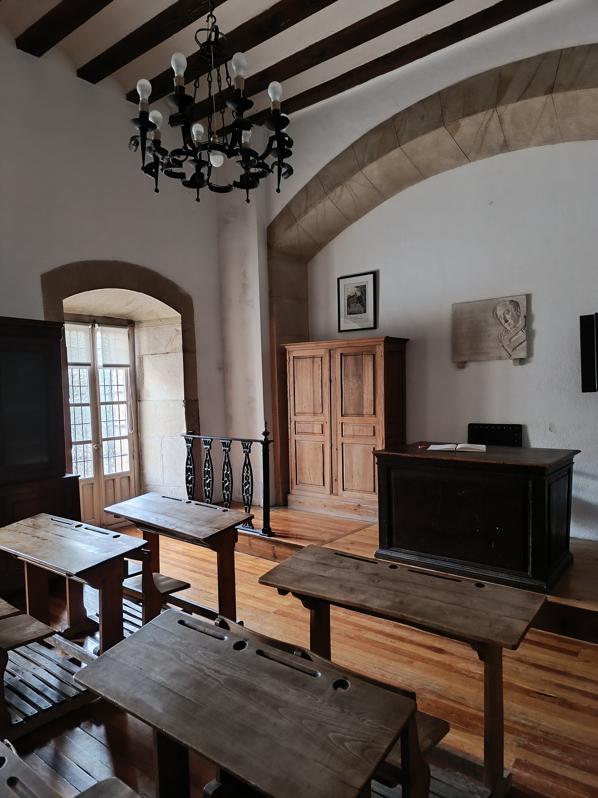Aula de Antonio Machado en el Instituto de Soria