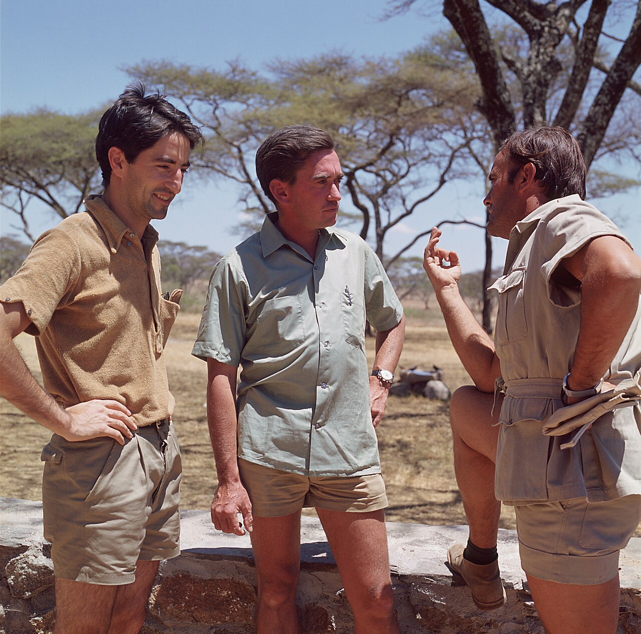 Félix en África con Hugo van Lawick, 1969