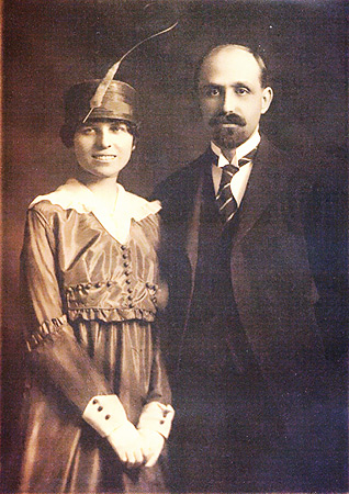 Retrato de boda de Juan Ramón Jiménez y Zenobia Camprubí