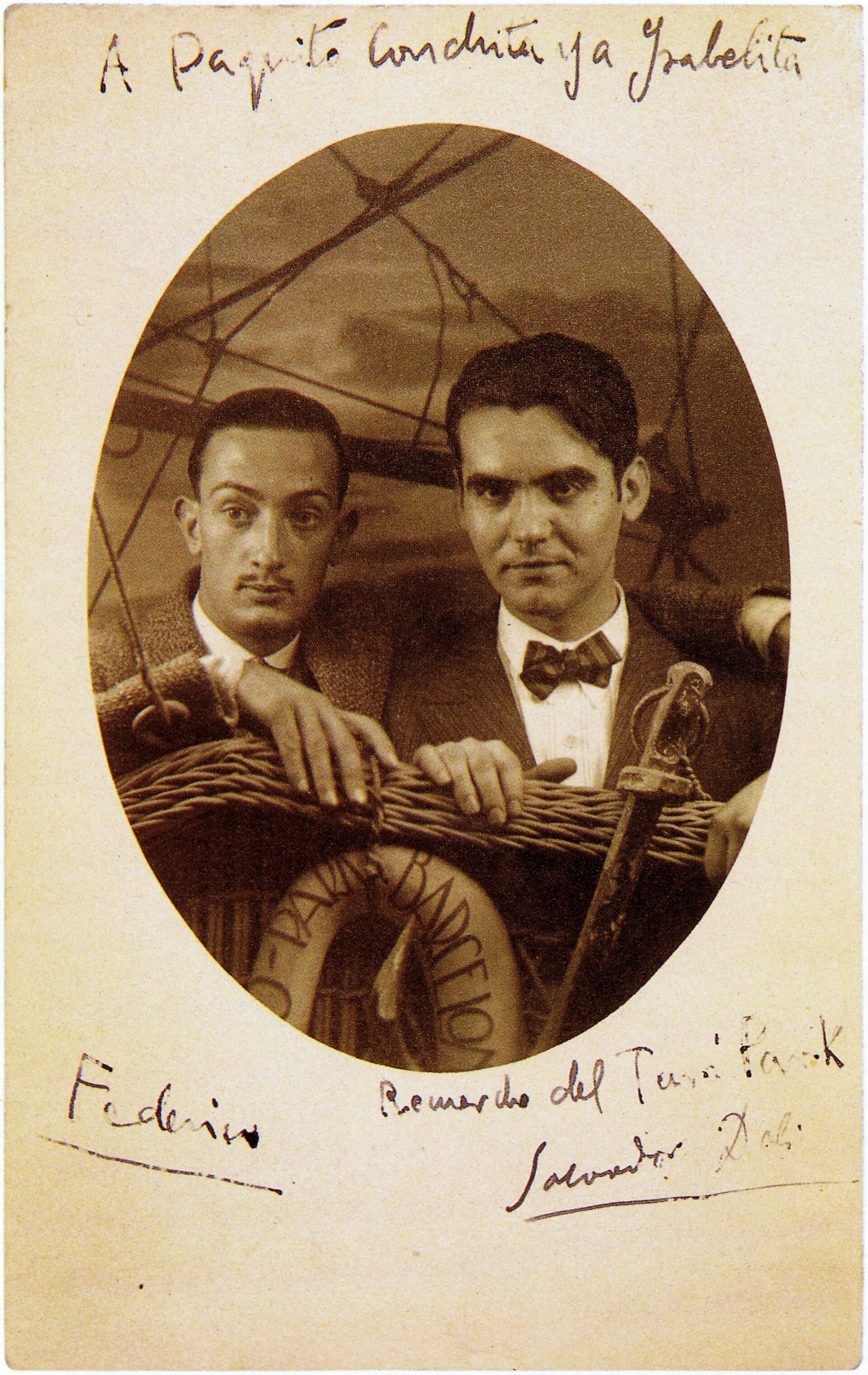 Salvador Dalí y Federico García Lorca en Barcelona, 1925